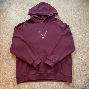 Darc Sport Wolves Club Hoodie Men's Extra Large Maroon 497/1000 Y2K Skater
